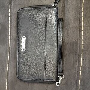 Nicole Miller black clutch